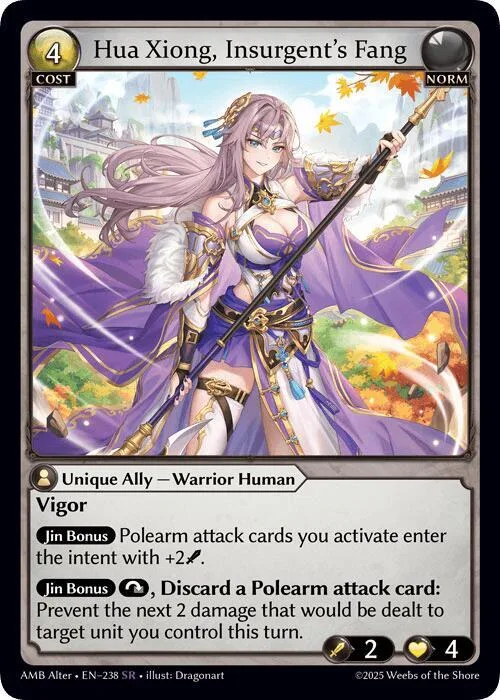 Hua Xiong, Insurgent's Fang #238 – Mortal Ambition Alter Edition