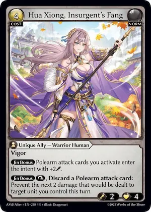 Hua Xiong, Insurgent's Fang #238 – Mortal Ambition Alter Edition