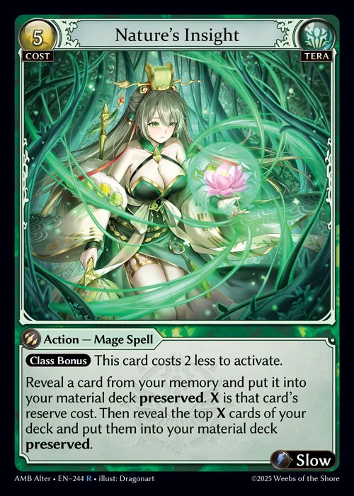 Nature's Insight #244 – Mortal Ambition Alter Edition