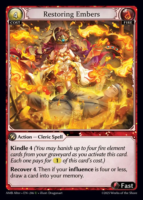 Restoring Embers #246 – Mortal Ambition Alter Edition