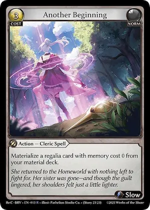 Another Beginning #13 – Merlin Re: Collection, Brilliant Vestige
