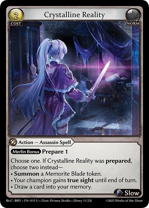 Crystalline Reality #15 – Merlin Re: Collection, Brilliant Vestige