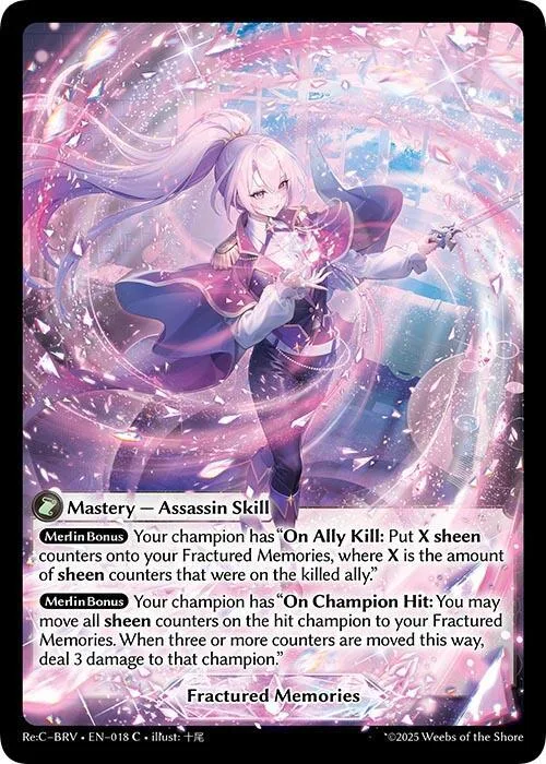 Fractured Memories #18 – Merlin Re: Collection, Brilliant Vestige