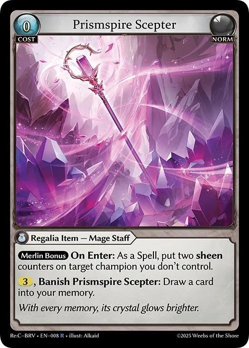 Prismspire Scepter #8 – Merlin Re: Collection, Brilliant Vestige