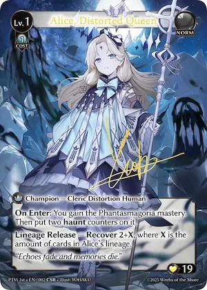 Alice, Distorted Queen (CSR) #2 – Phantom Monarchs