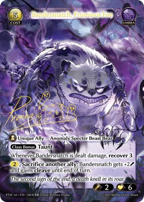 Bandersnatch, Frumious Foe (CSR) #180 – Phantom Monarchs