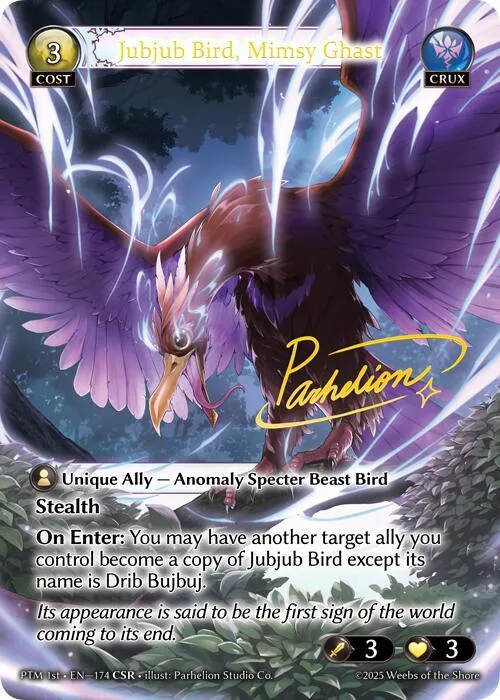 Jubjub Bird, Mimsy Ghast (CSR) #174 – Phantom Monarchs
