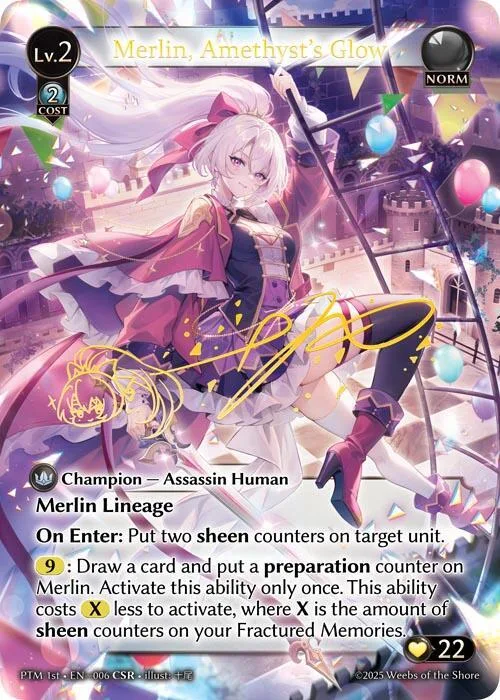 Merlin, Amethyst's Glow (CSR) #6 – Phantom Monarchs