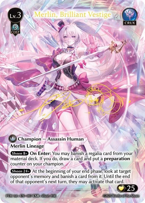 Merlin, Brilliant Vestige (CSR) #7 – Phantom Monarchs