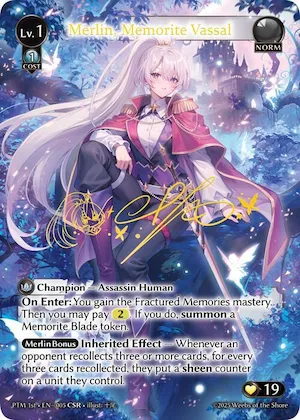Merlin, Memorite Vassal (CSR) #5 – Phantom Monarchs