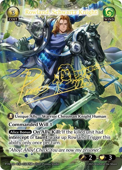Rowland, Schwartz Knight (CSR) #150 – Phantom Monarchs