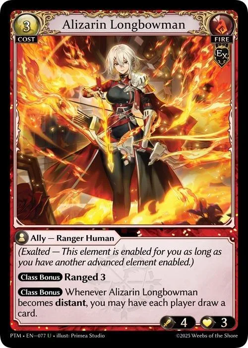 Alizarin Longbowman (Curio Foil) #77 – Phantom Monarchs