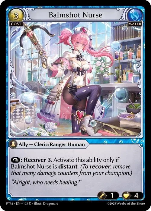 Balmshot Nurse (Curio Foil) #103 – Phantom Monarchs