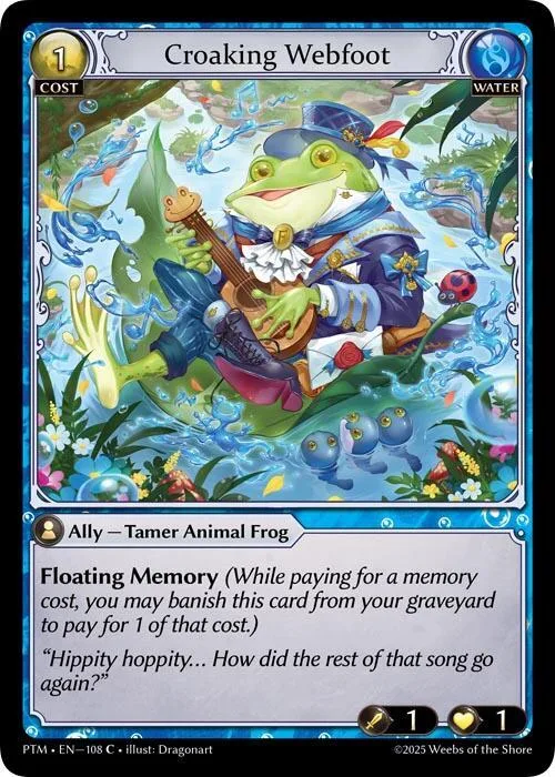 Croaking Webfoot (Curio Foil) #108 – Phantom Monarchs