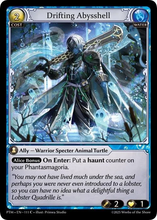 Drifting Abysshell (Curio Foil) #111 – Phantom Monarchs