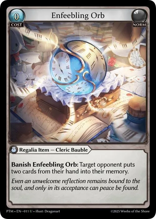 Enfeebling Orb (Curio Foil) #11 – Phantom Monarchs