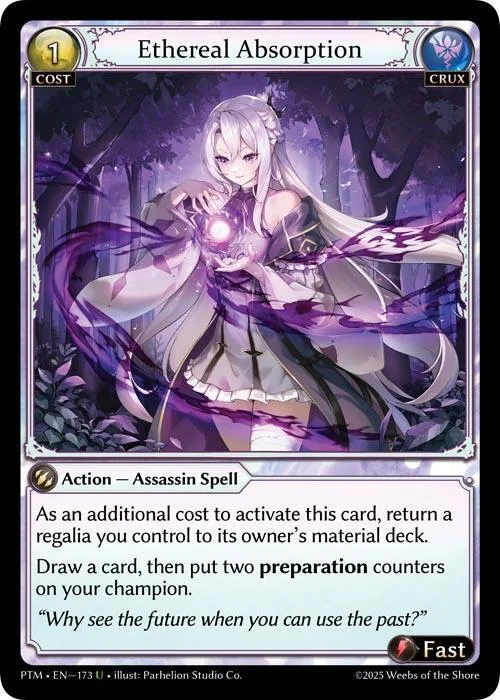 Ethereal Absorption (Curio Foil) #173 – Phantom Monarchs