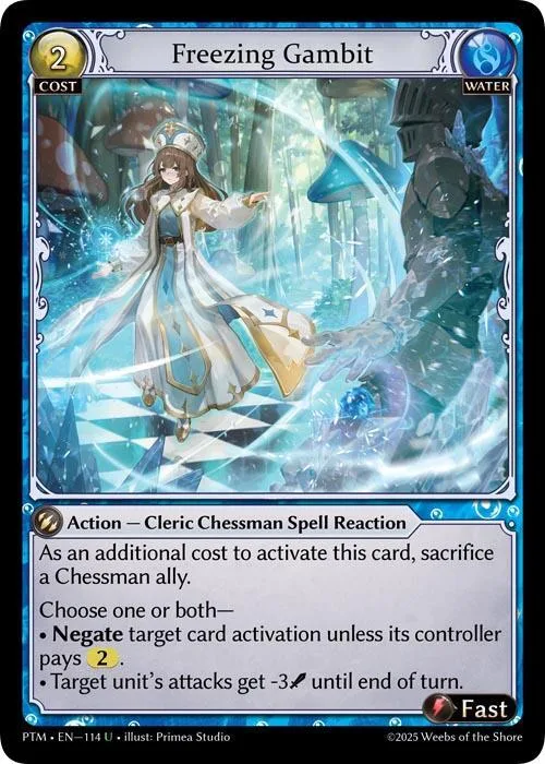 Freezing Gambit (Curio Foil) #114 – Phantom Monarchs