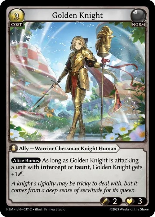 Golden Knight (Curio Foil) #37 – Phantom Monarchs