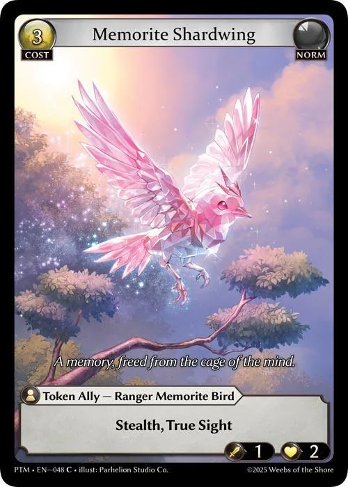 Memorite Shardwing (Curio Foil) #48 – Phantom Monarchs
