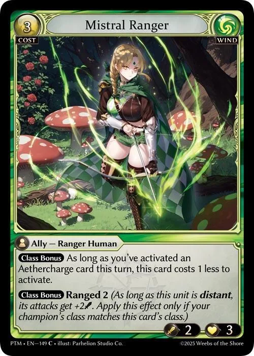 Mistral Ranger (Curio Foil) #149 – Phantom Monarchs