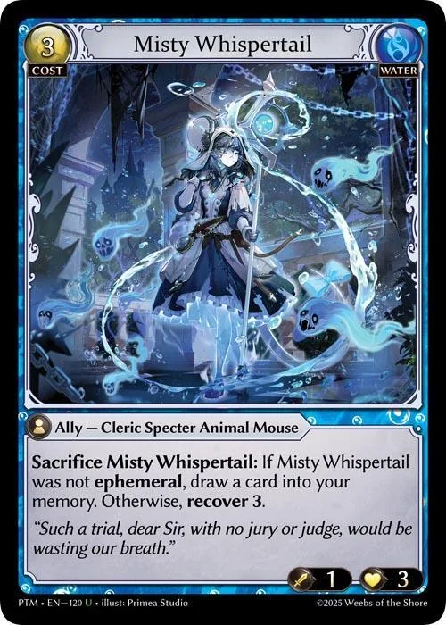 Misty Whispertail (Curio Foil) #120 – Phantom Monarchs