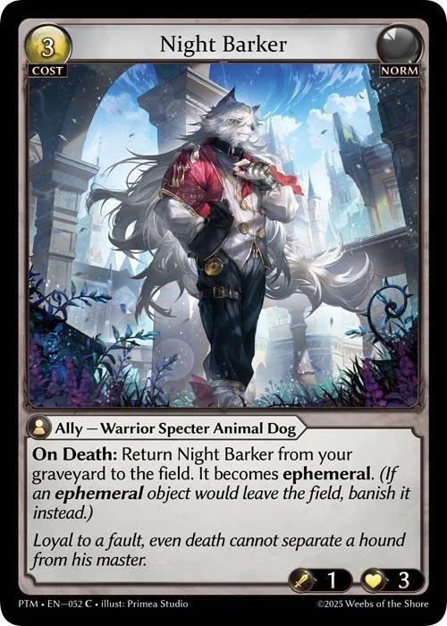 Night Barker (Curio Foil) #52 – Phantom Monarchs