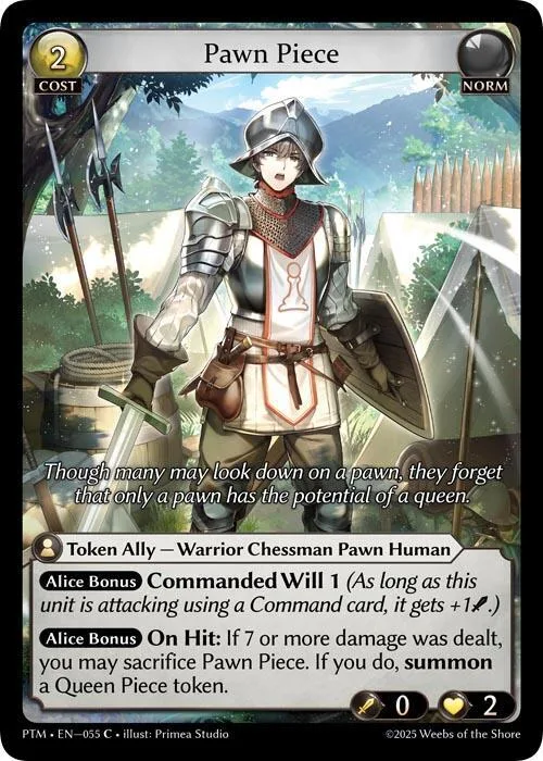 Pawn Piece (Curio Foil) #55 – Phantom Monarchs