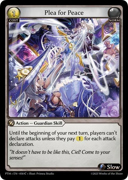 Plea for Peace (Curio Foil) #58 – Phantom Monarchs