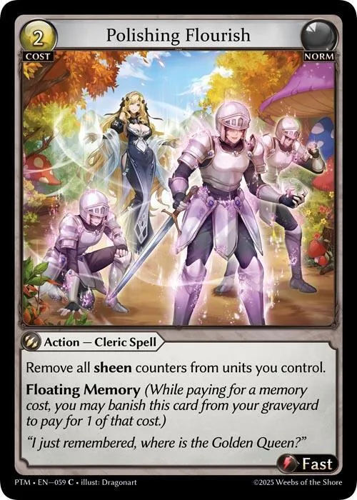 Polishing Flourish (Curio Foil) #59 – Phantom Monarchs