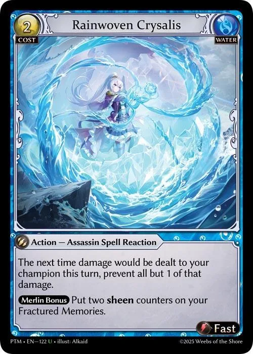 Rainwoven Crysalis (Curio Foil) #122 – Phantom Monarchs