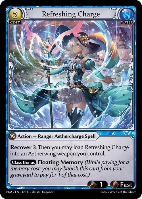 Refreshing Charge (Curio Foil) #123 – Phantom Monarchs