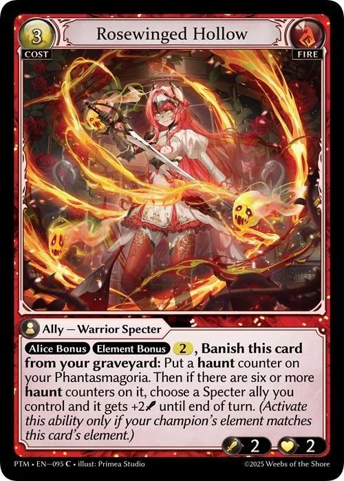 Rosewinged Hollow (Curio Foil) #95 – Phantom Monarchs