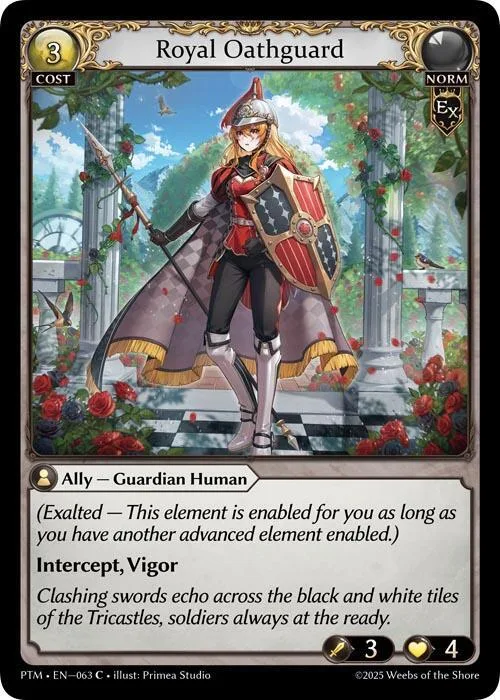 Royal Oathguard (Curio Foil) #63 – Phantom Monarchs