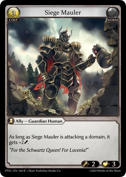 Siege Mauler (Curio Foil) #65 – Phantom Monarchs