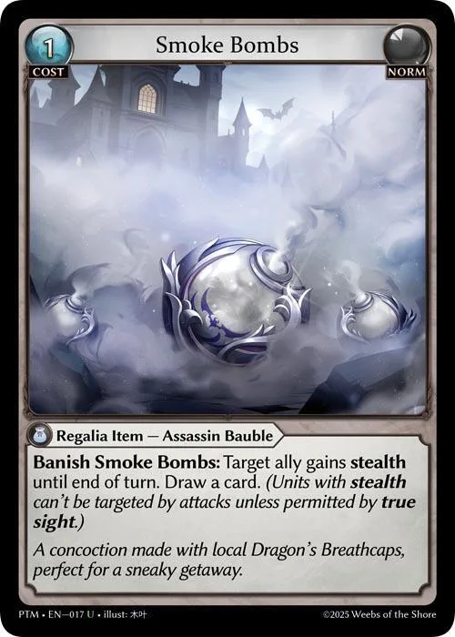 Smoke Bombs (Curio Foil) #17 – Phantom Monarchs