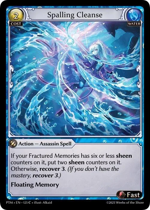 Spalling Cleanse (Curio Foil) #125 – Phantom Monarchs