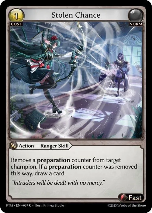 Stolen Chance (Curio Foil) #67 – Phantom Monarchs