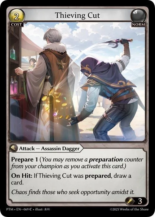 Thieving Cut (Curio Foil) #69 – Phantom Monarchs