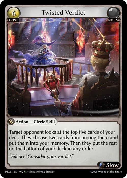Twisted Verdict (Curio Foil) #72 – Phantom Monarchs