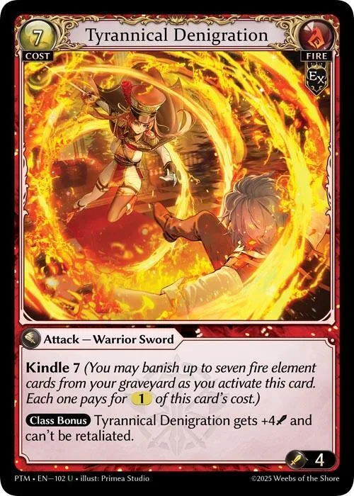 Tyrannical Denigration (Curio Foil) #102 – Phantom Monarchs