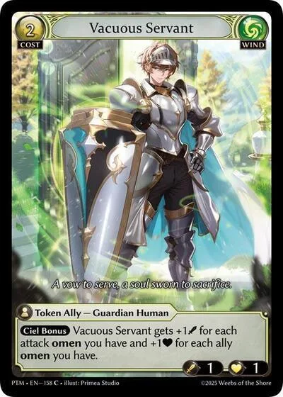 Vacuous Servant (Curio Foil) #158 – Phantom Monarchs