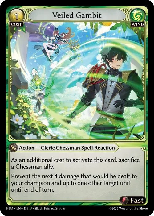 Veiled Gambit (Curio Foil) #159 – Phantom Monarchs