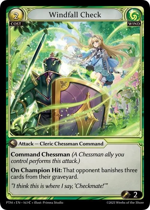 Windfall Check (Curio Foil) #163 – Phantom Monarchs