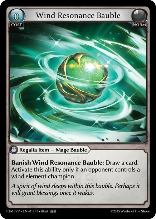 Wind Resonance Bauble #19 – Phantom Monarchs Event Pack