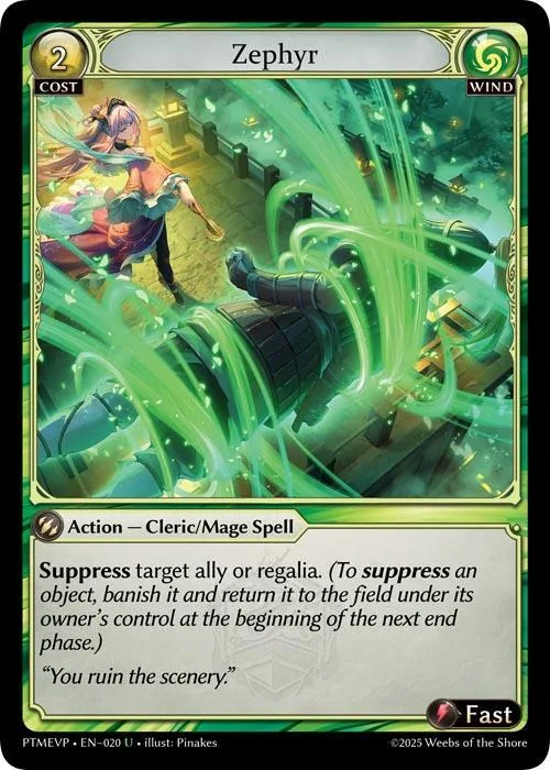 Zephyr #20 – Phantom Monarchs Event Pack