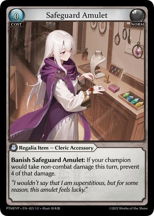 Safeguard Amulet #25 – Phantom Monarchs Event Pack