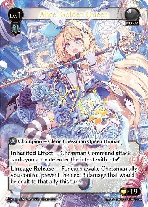 Alice, Golden Queen (CSR) #4 – Distorted Reflections