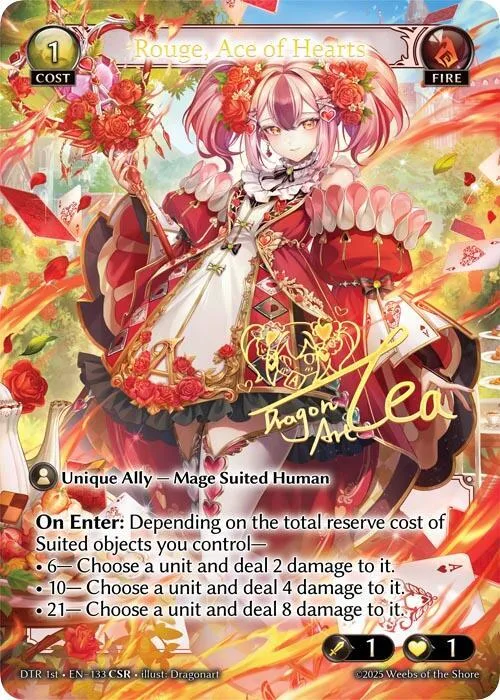 Rouge, Ace of Hearts (CSR) #133 – Distorted Reflections
