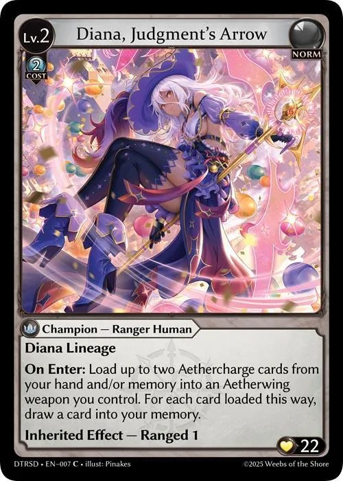 Diana, Judgment's Arrow #7 – Distorted Reflections Starter Decks